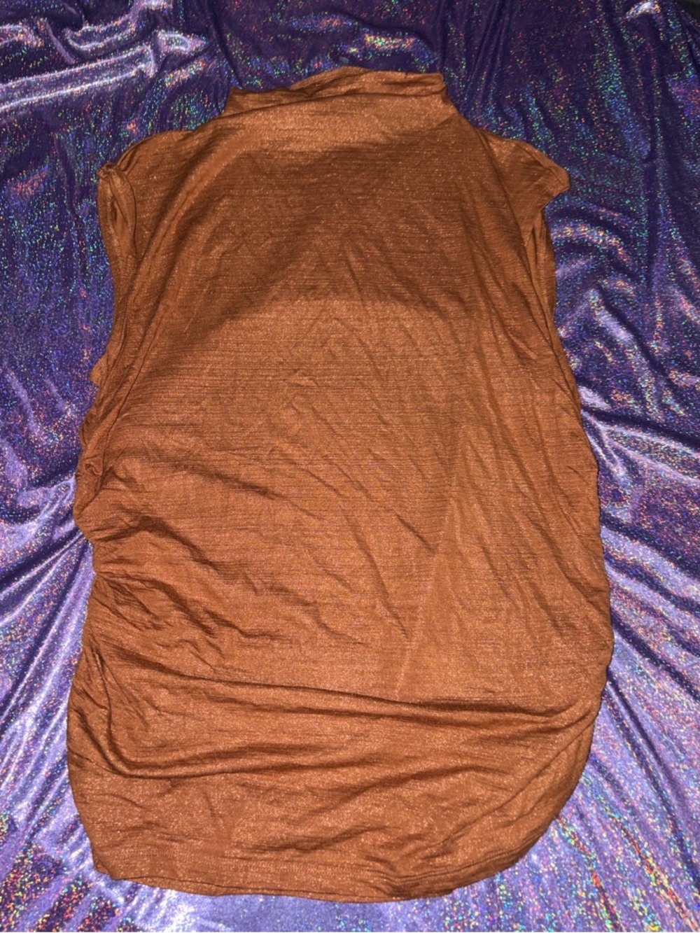 Glitter Brown Tank top
